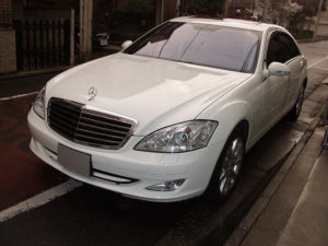 W221 S500 電動パーキングブレーキ故障画像